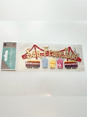 Jolee’s Boutique “San Francisco” 3D Dimensional Scrapbook Sticker Set